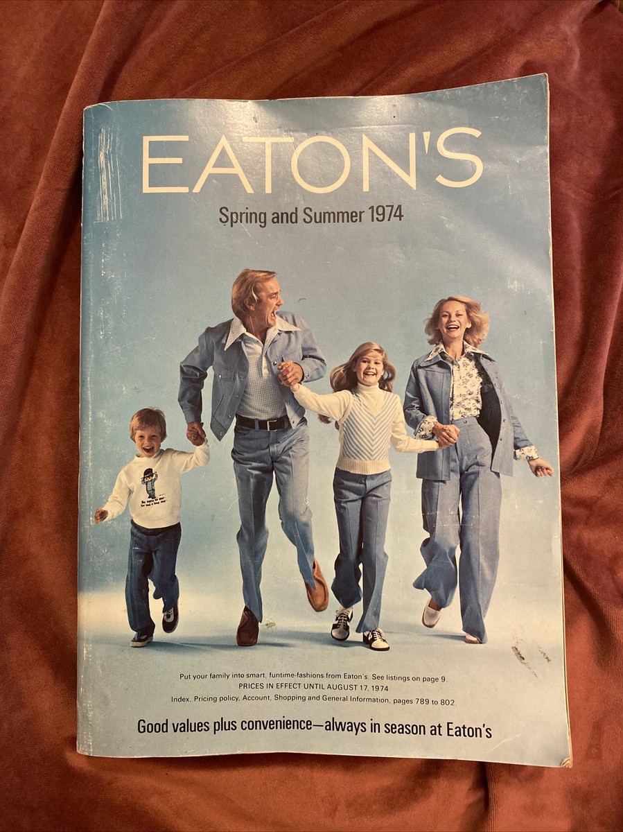 1974 Eaton's Catalog, Spring Summer Vintage Eaton's Catalogue