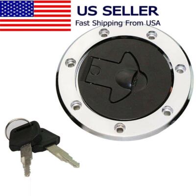 NEW Fuel Gas Cap Lock Fit For Kawasaki KLE250 Anhelo KLE400/KLE500 ZR-7S