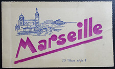 CPA - CARNET de 9 CARTES POSTALES - MARSEILLE