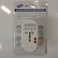 American Tourister All In One worldwide Adapter Plug with Surge Protection - New
