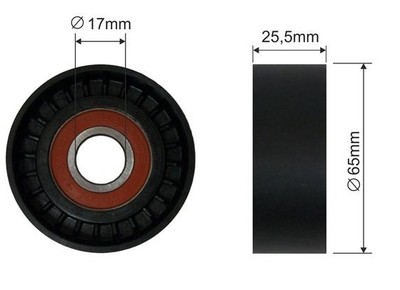 Drive Belt Tensioner Roller For Peugeot 206 307 406 407 607 806