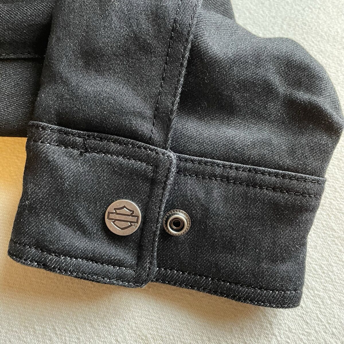 Harley Davidson Men 3XL Chisel Denim Trucker Riding Jacket Harley Davidson Men 3XL Chisel Denim Trucker Riding Jacket