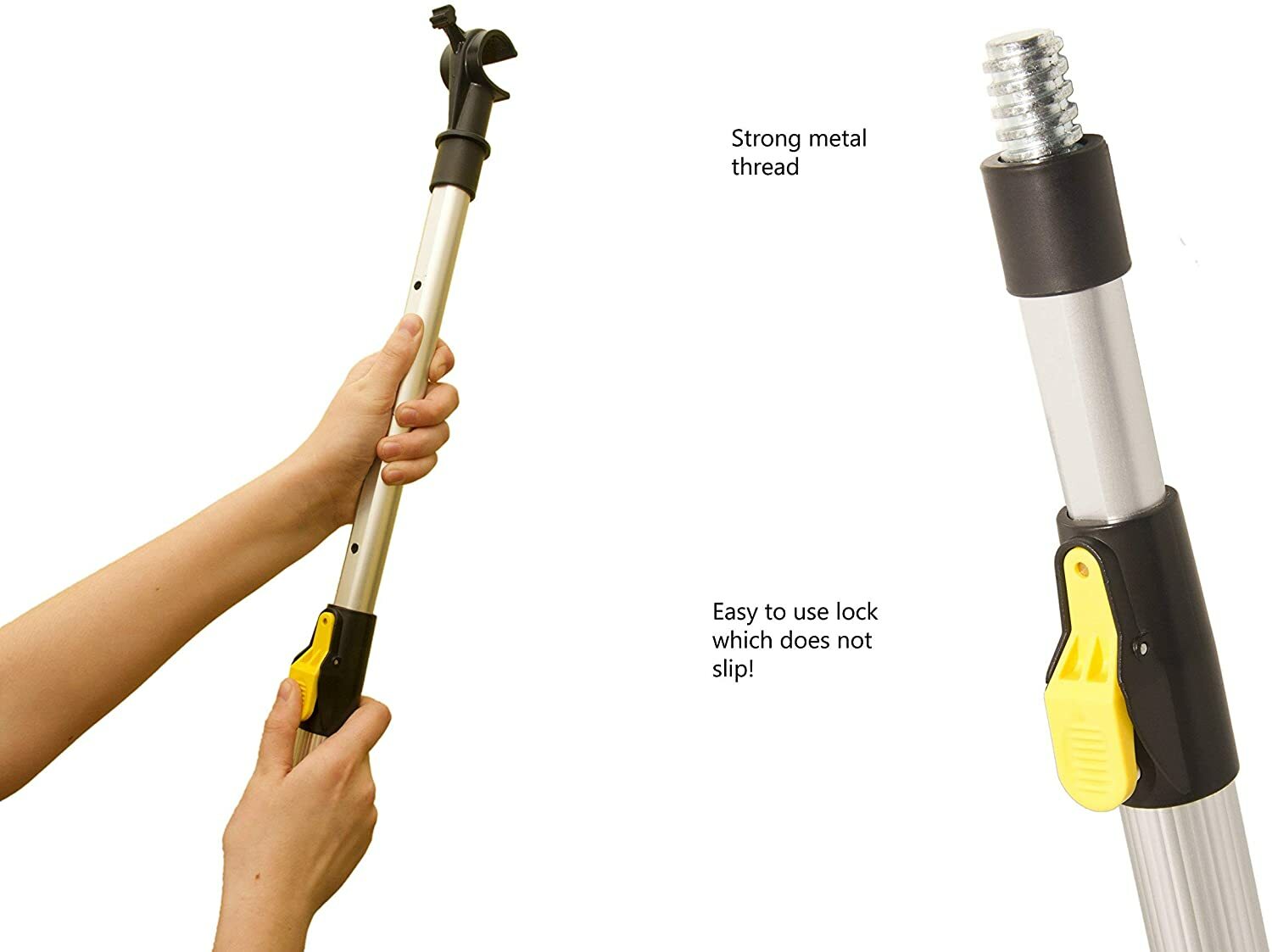 Window Pole Opener for VELUX, Telescopic Handle 2m & Chenille Duster Head