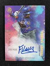 2021 Bowman Inception Freddy Valdez Auto 155/400 New York Mets Prospect