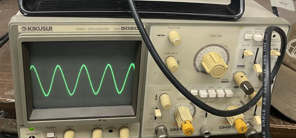 Kikusui COS 5020 TM Oscilloscope 20MHz 2 Channel | eBay