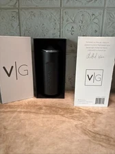 Vinglace Wine Chiller Black Bottle 750ml Vacuum Sealed Insulator NEW NIB