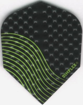 #ad #ad Black and Green Dimplex Dart Flights: 3 per set $1.25