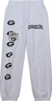 travis scott cactus jack grambling state sweatpants Large collab Mitchell & Ness