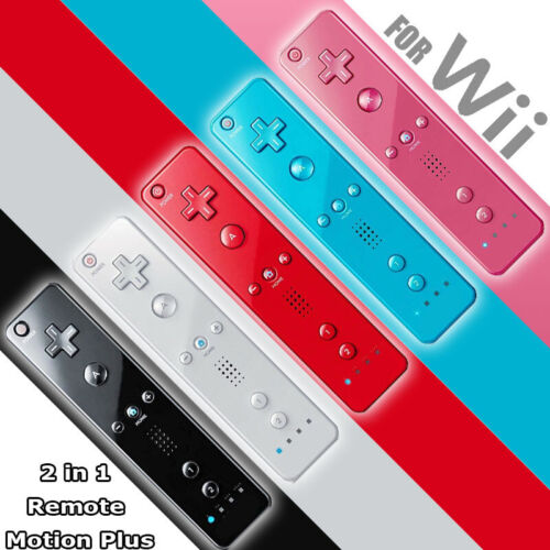 Do Nintendo Wii 2️⃣in1️⃣ Remote Motion Plus Controller Pilot + Nunchuk - Zdjęcie 1 z 28