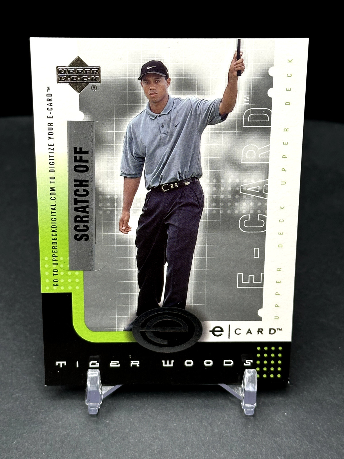 Tiger Woods 2001 Upper Deck E-Card RC #E-TW