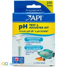 API pH Test & Adjuster Kit Freshwater Aquarium Test Kit & pH Up & pH Down