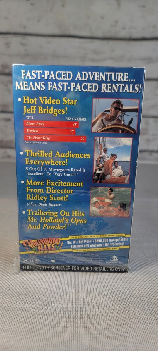RARE PROMO/SCREENER/DEMO-WHITE SQUALL (VHS, 1996) JEFF BRIDGES