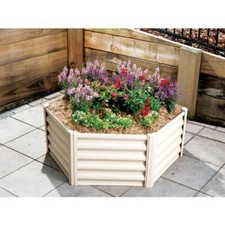 HEXIES Raised Garden Bed - Hexagonal - Steel - 16 Inches Deep  - 3'6" wide