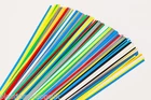ABS plastic welding rods MIX 7 variations triangle and flat shape 10 pieces