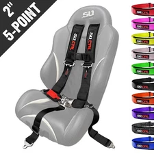 2" 5 Point Racing Harness Seat Belt Universal Fit, UTV, Sand Rail, 4x4, RZR, X3