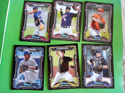 (11) Diff. 2013 Bowman Draft ''SCOUTS BREAKOUTS'' Insert cards w/ POLANCO
