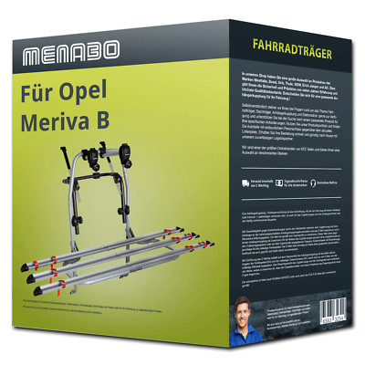 Menabo Fahrradträger Logic 3 für Opel Meriva B Typ S10 - 3 Fahrräder  NEU