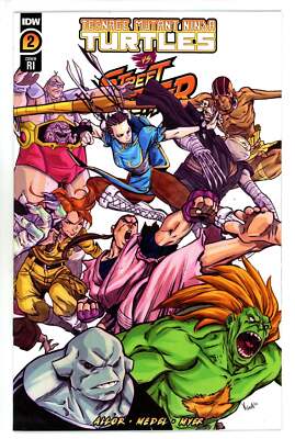 Teenage Mutant Ninja Turtles Vs Street Fighter 2 Federici Incentive Variant NM (
