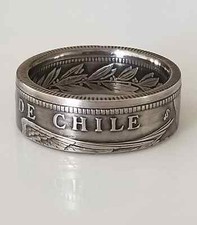 Anillo Moneda Chile | Anillo Moneda Hecho a Mano | Joyería Chile
