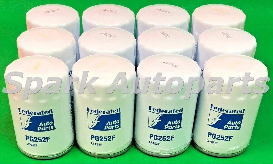 Estuche de 12 filtros de aceite de motor FEDERADO PG252F para VOLKSWAGEN, AUDI, PH2870A Foto 2 de 3