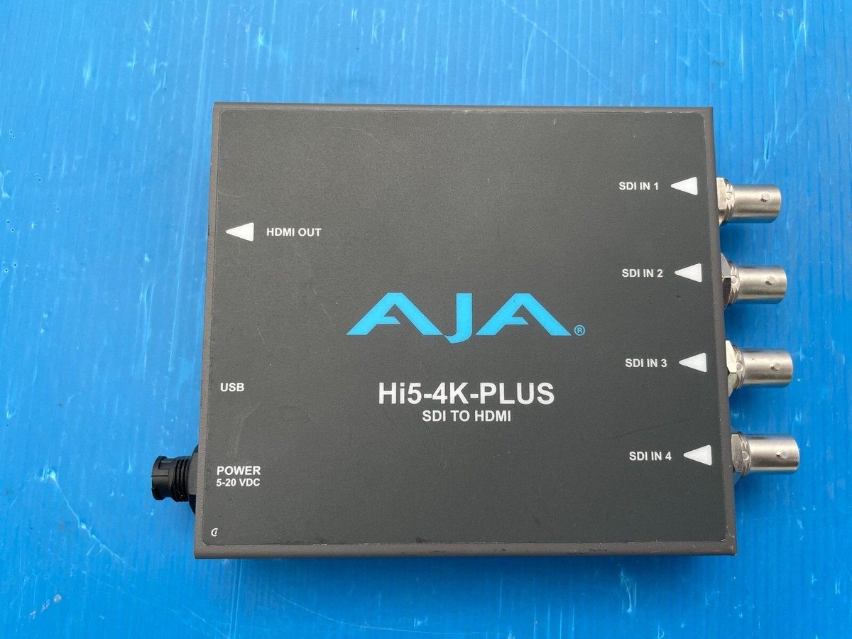 アンプ AJA Hi5-4K-PLUS SDI to HDMI Amazon.com: Aja Hi5-4K-Plus Pristine 3G-SDI to HDMI 2.0