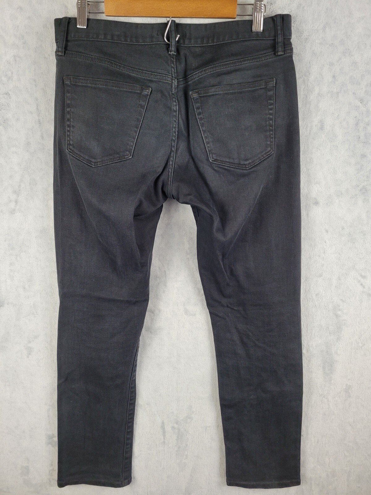 Uniqlo Selvedge Jeans Men Size 33x32 (32x30) Blac… - image 9