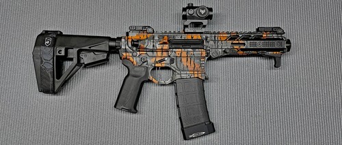 Swampland Camo High Heat Vinyl Stencil Kit - 3x 11"x6" Sheets Durable Easy Use - 第 11/14 張圖片