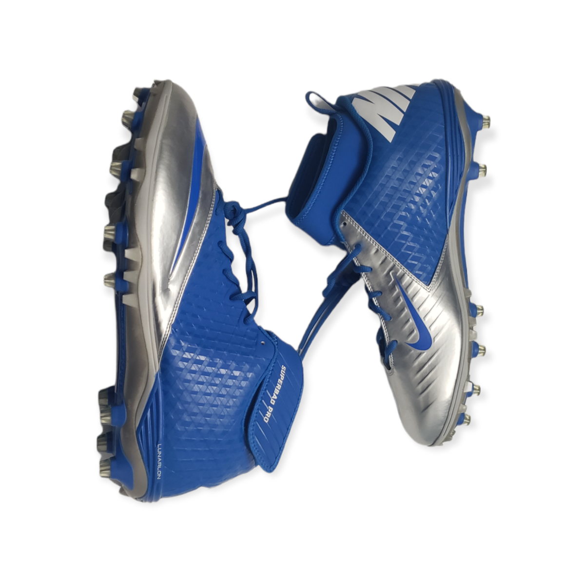 Nike Lunar Superbad Pro TD Football Cleats Navy Nike Lunar Super Bad Pro TD Football Cleats - Walmart.com main image 3