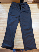 Jumping Beans Boys 5 100 Polyester Elastic Waist Drawstring Black Jogger Pants