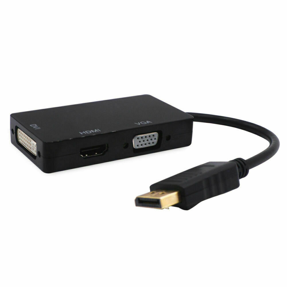 Lot De 4 Adaptateurs Vidéo : 3 X VGA-DVI + 1 X VGA-HDMI - Marques Diverses