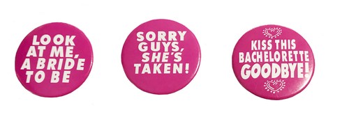 5 Naughty & Funny Bachelorette Party Buttons Pins for Hen Party & Gags - Picture 2 of 3