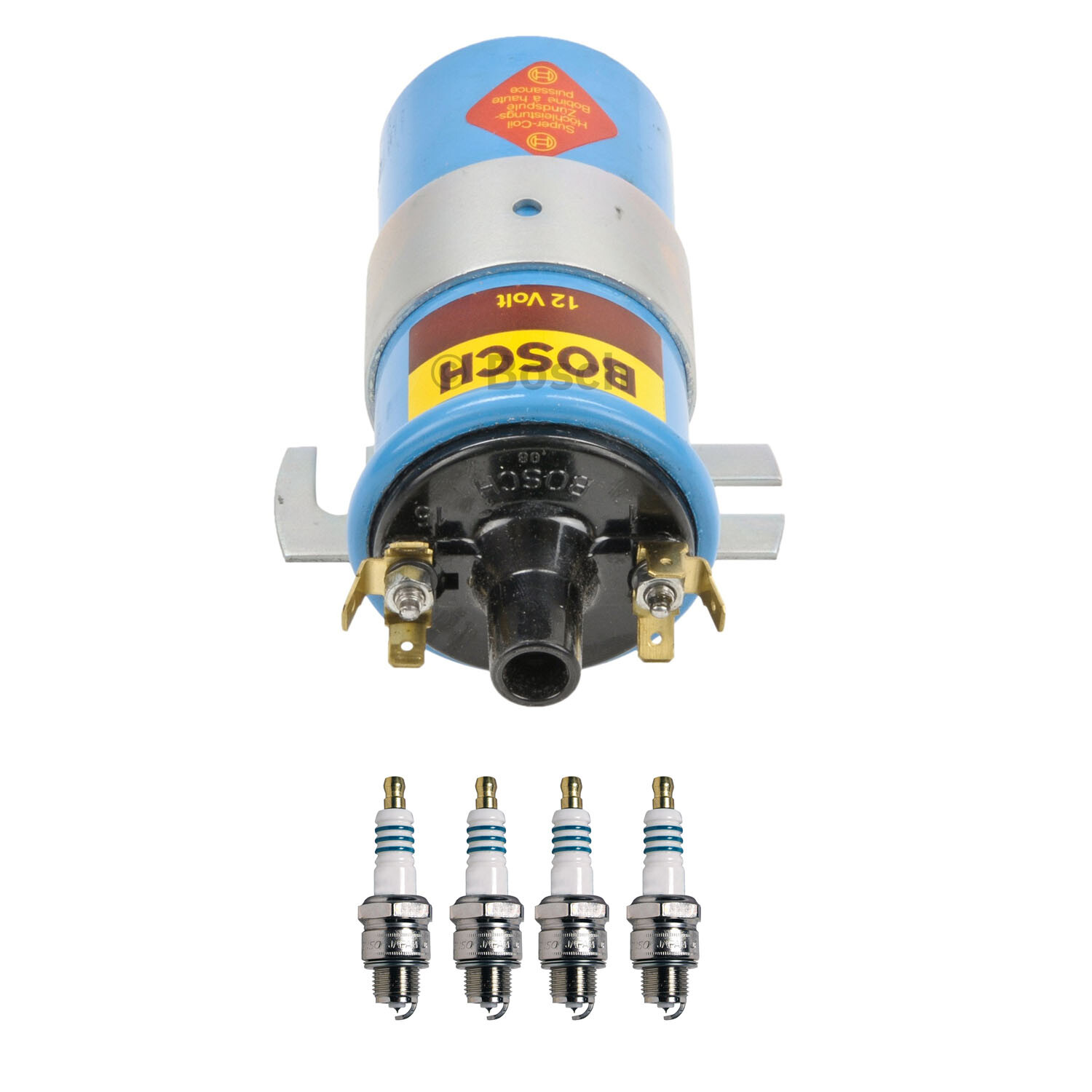 Bosch Ignition Coil Denso 4 Iridium Power Spark Plug Kit For Super Beetle 1.6 H4