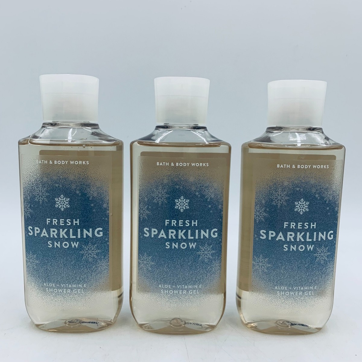 Bath Body Works Fresh Sparkling Snow Shower Gel Wash Pear