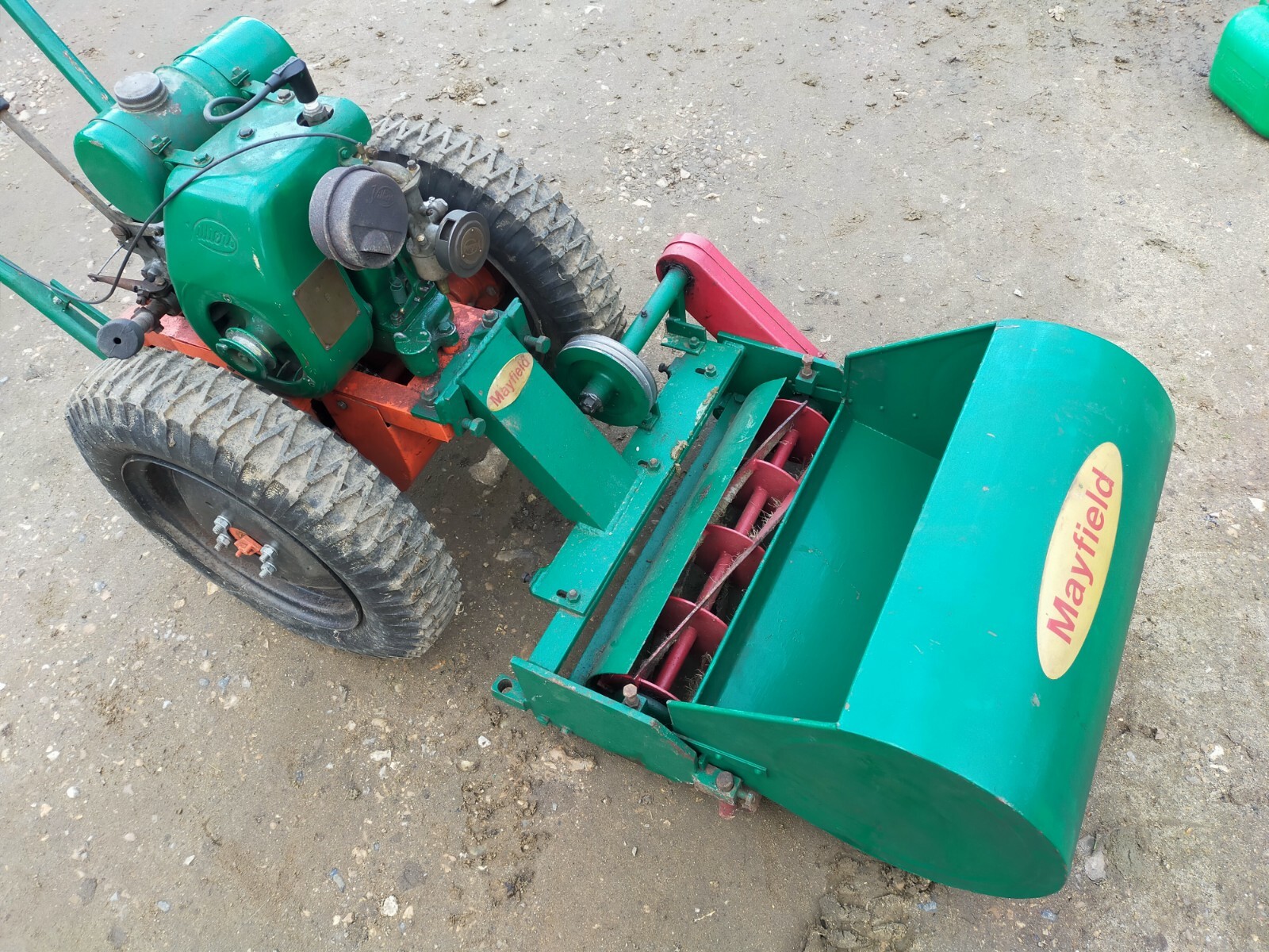 Mayfield Mk10 Garden Tractor Cylinder Mower Attachment eBay