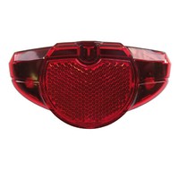 Axa Led Dynamo RüCklicht Spark Steady 80Mm FüR GepäCkträGer Mit Standlicht (Rot)