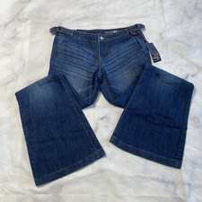 Tommy Hilfiger Girl Flare Bell Bottom Jeans Womens Juniors Size 7 New Nwt D39