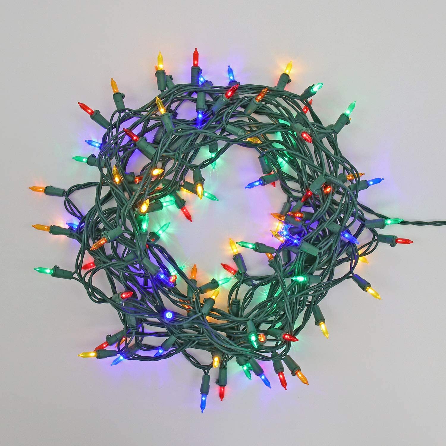 HoliScapes 400-Count Multi-Color LED Christmas String Lights 100-Count