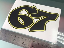 TP Shane Byrne - Shakey Byrne Number 67 BSB Sticker / Decal - 150mm x 93mm /1113