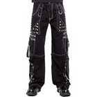 Prime Quality Gothic Mens Black Bondage Gothic Cyber Pant Chain Techno Rock Punk