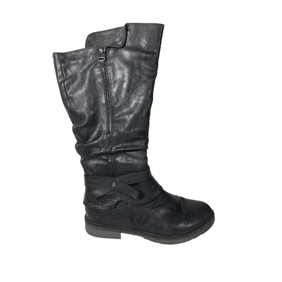 Spring Step Patrizia Womens 8 Black Knee High Moro Riding Boots