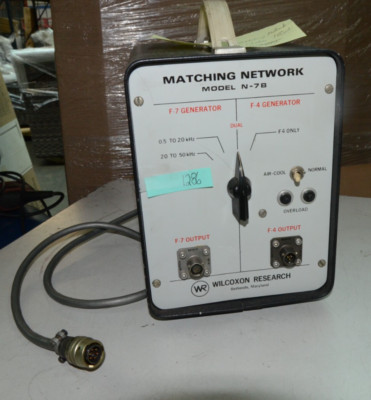 Wilcoxon Research N7B Matching Network F7 F4 Generator