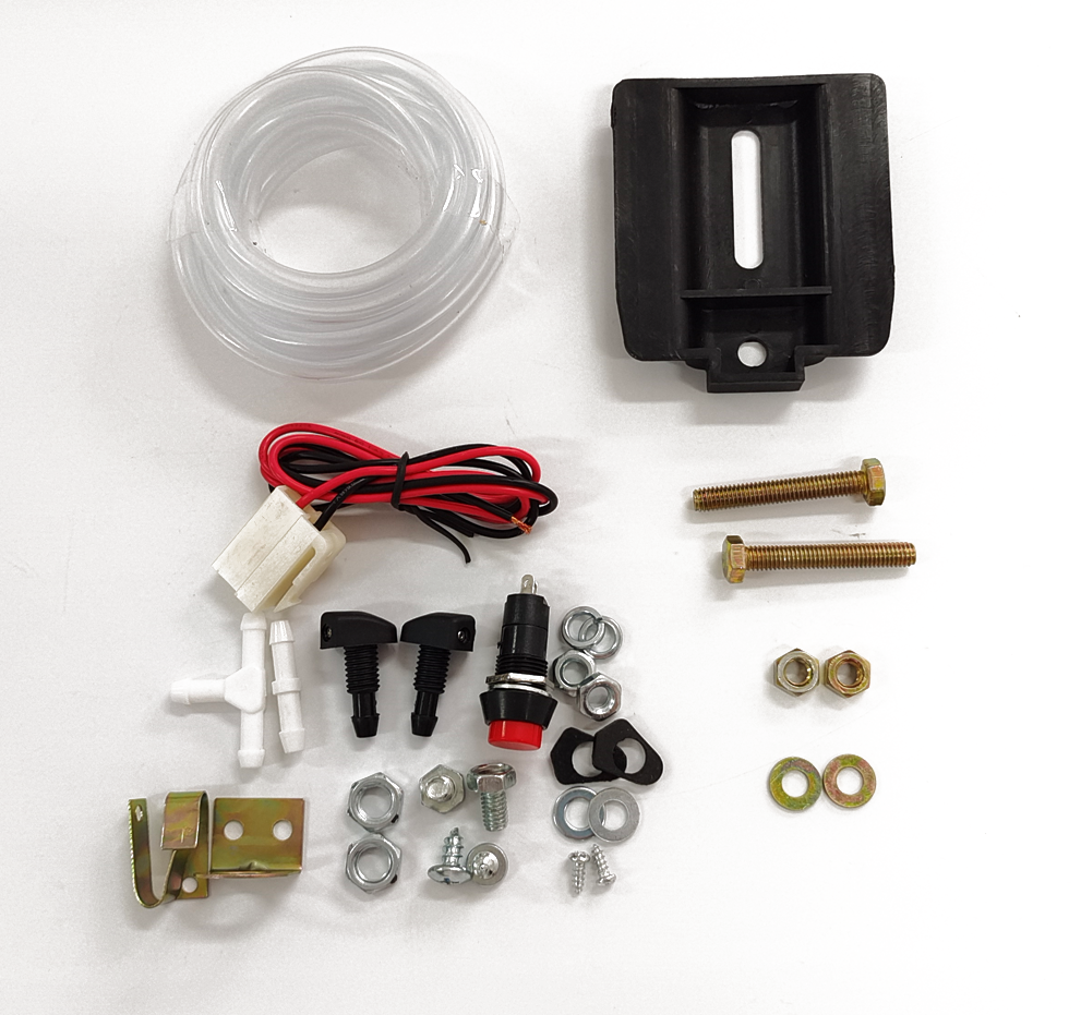 Electric Windshield Wiper Motor Washer Reservoir Kit For Utv Polaris