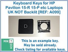 Keyboard Replacement Keys for HP Pavilion 15-R 15-P etc Laptops UK NOT Backlit