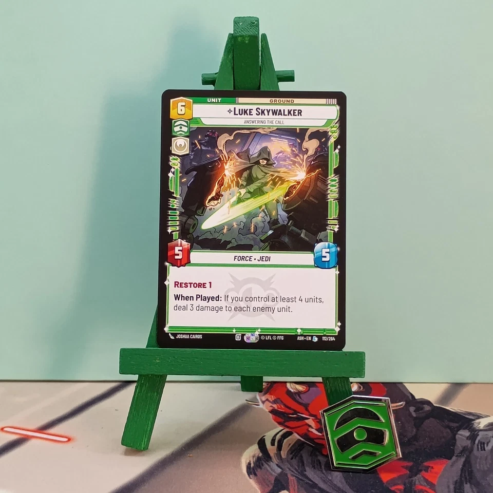 Star Wars Unlimited - Luke Skywalker, Answering the Call - ASH 112 - Image 1 of 1