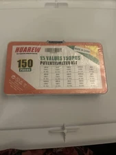 High-Quality 150 Piece Potentiometer Assortment Fuse Transistor Capacitor Resist