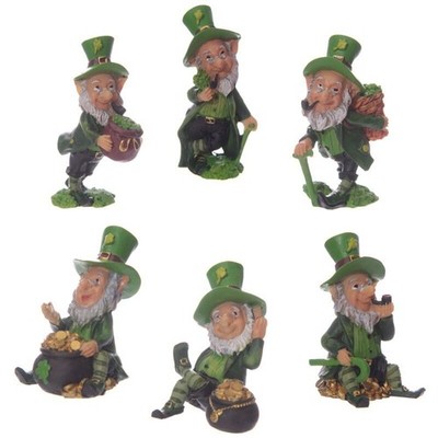 Irischer Kobold Leprechaun Figur  Sammelfigur 6 - 7 cm