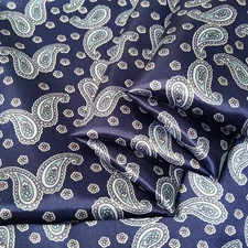 Scarf Scarves Neckerchief Oblong Wild Rag Western Bandana Paisley silky 12"x42"