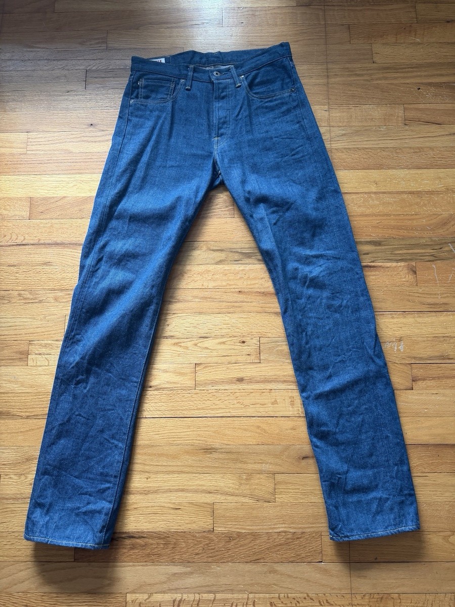 ONI 570-OFBD Old Fade Blue 13.7oz Selvedge Classic Straight 29 | eBay
