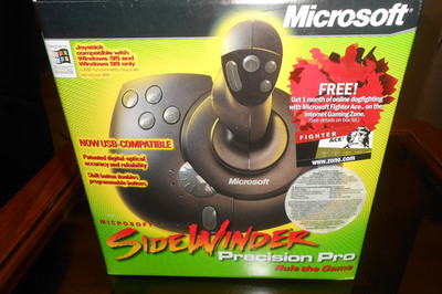 Microsoft Sidewinder Precision Pro USB PC Joystick Controller w/ Game