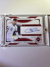 2022 Panini National Treasures Christian Pulisic Auto 24/25 Usmnt
